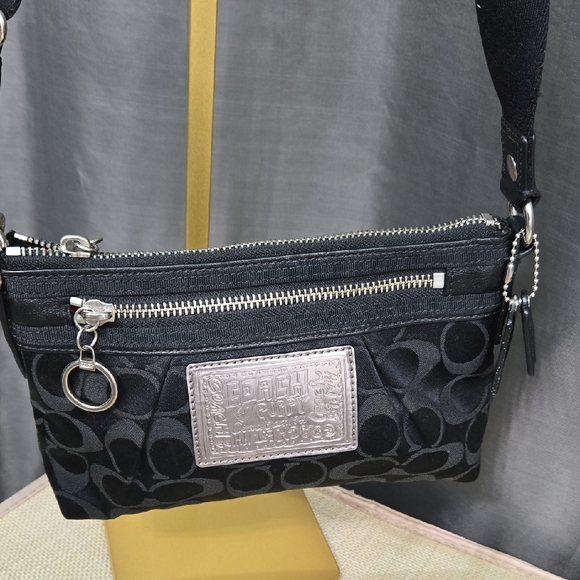 Coach Handbags - Coach Poppy Black Crossbody Bag